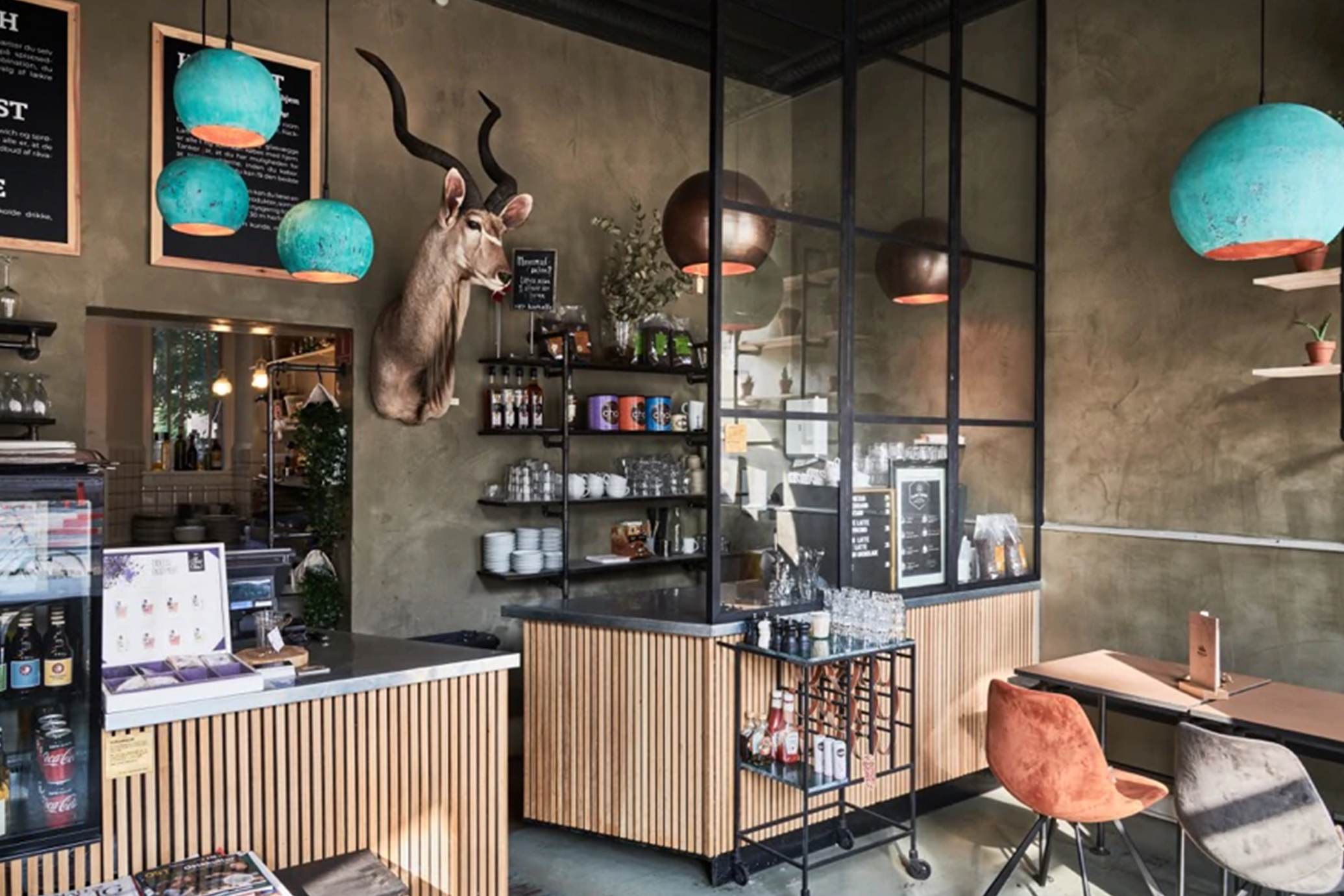 Intim caféstemning